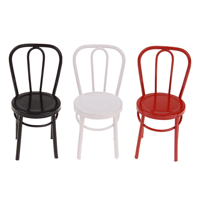 Muebles en miniatura de casa de muñecas para niños, silla de simulación, sofá, taburete, juguetes de juego de simulación, accesorios de decoración de casa de muñecas, 54 estilos