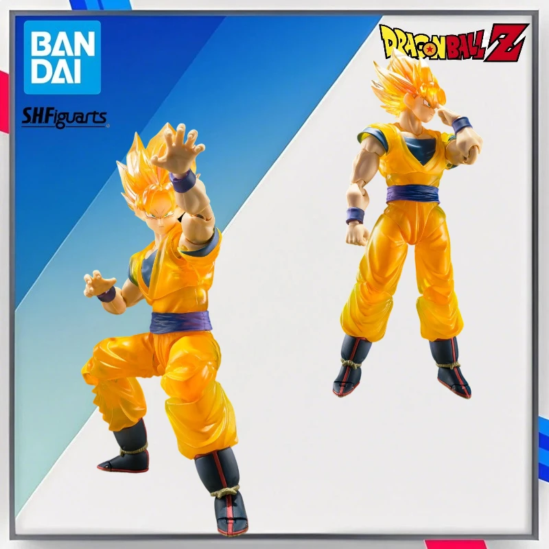 100% Original Bandai Dragon Ball Sh Figuarts Shf Z luchadores Son Goku figuras de acción Anime modelo juguetes figura colección