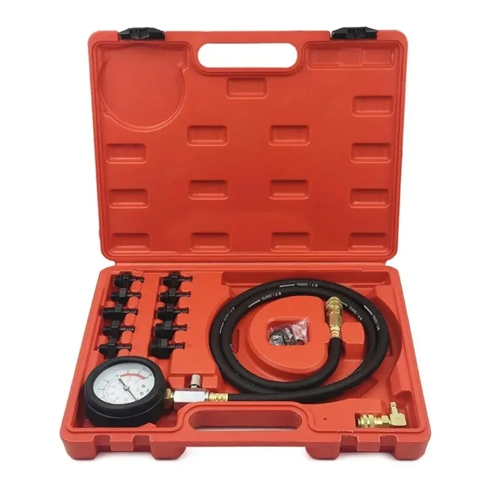 Engine Automotive Pressure Gauge Test Detector Kit Tester Low Oil Warning Devices Car Pressure Gauge Diagnostic Tool Allsome Car