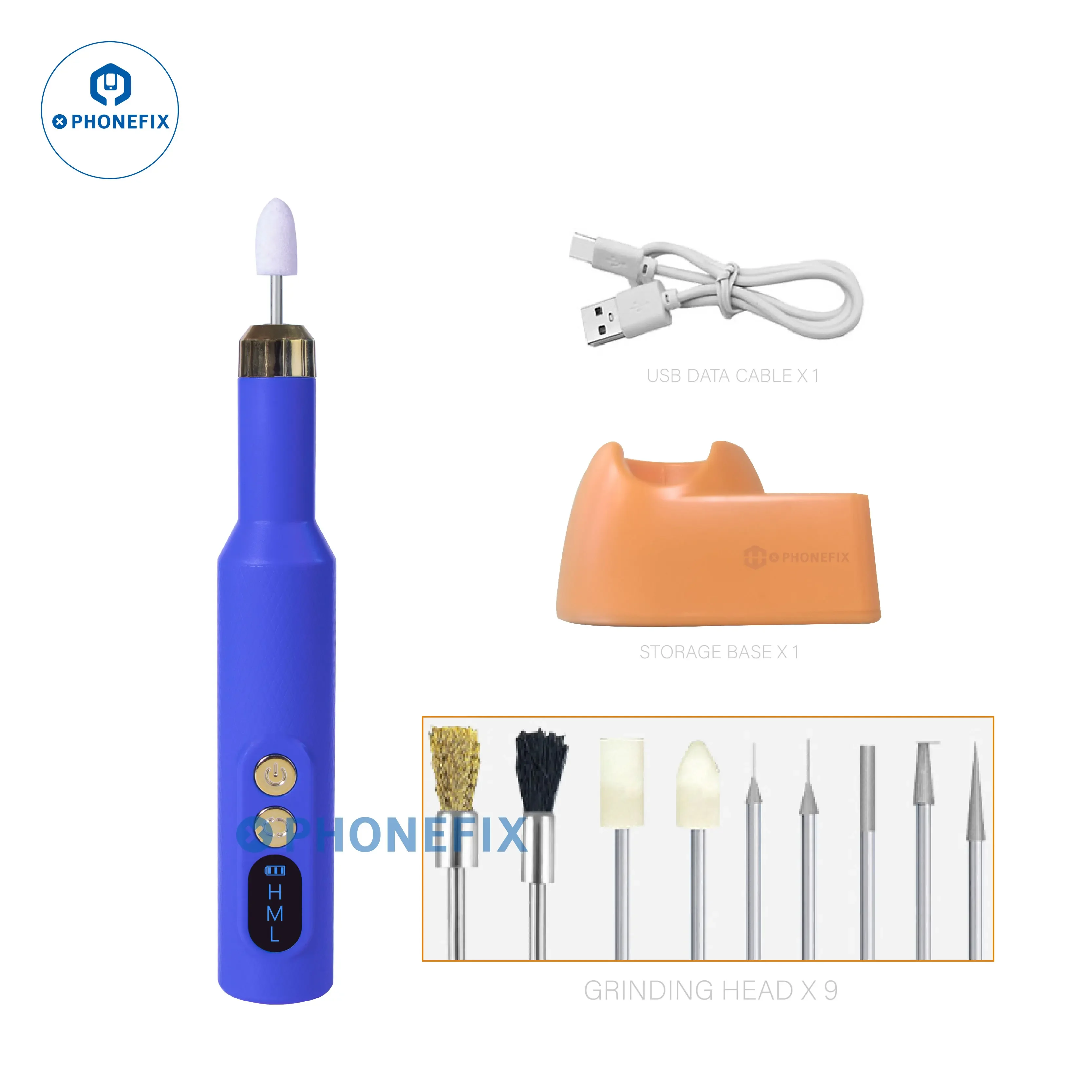 Portable Polishing Grinding Pen IC Polish Tools Universal Electric Carving Pen for Mobile Phone Motherboard CPU Screen Removing