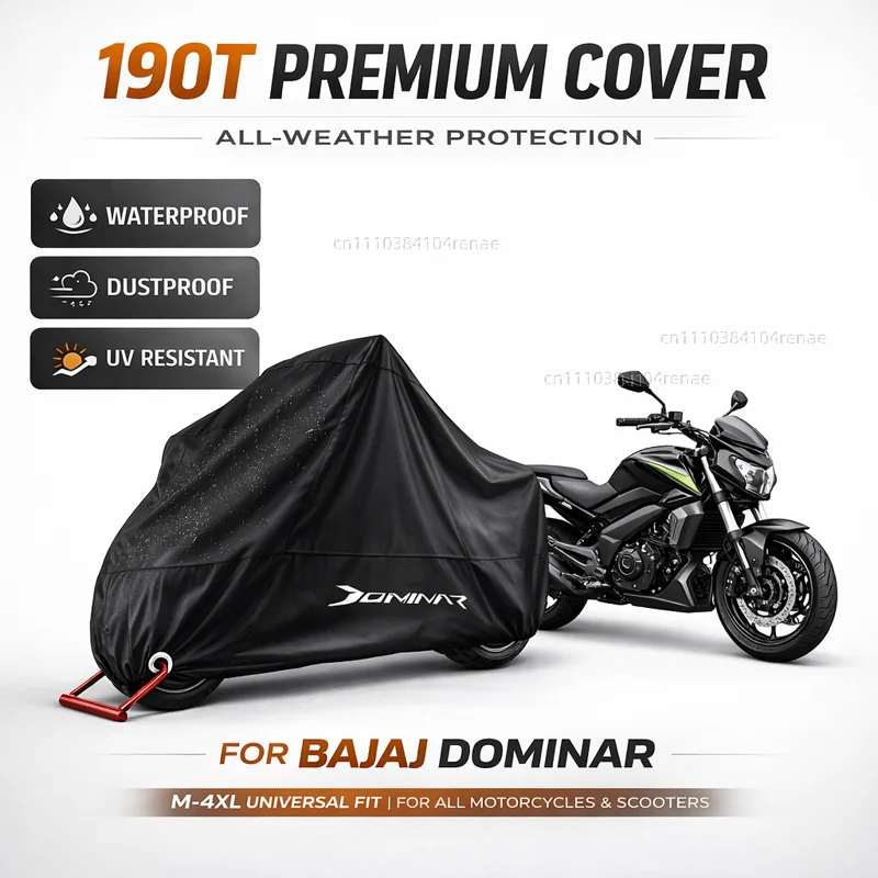 

Чехол для мотоцикла Bajaj Dominar 250 400 Dominar400 Dominar250 190T, водонепроницаемый, пылезащитный, с защитой от ультрафиолета, всесезонный