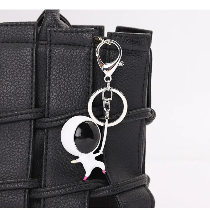 Sports Competition Fencing Figurine Keychain Three-dimensional Model Club Commemorative Event Gifts Creative Pendant