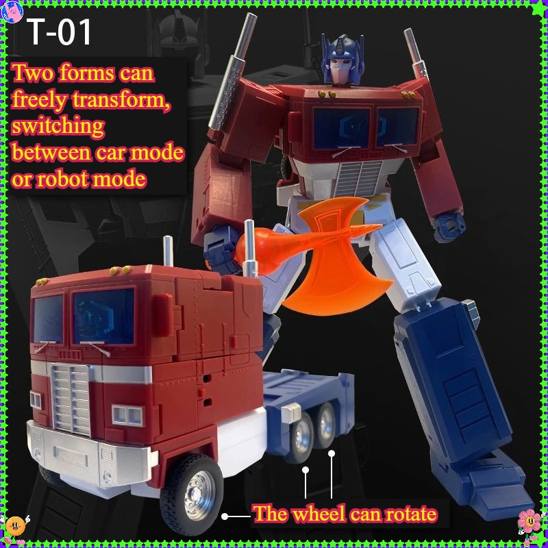 

【In StocK】Transformatio High-Quality T-01 Transformation Robot Car Action Figure - Collectible Model Toy Gift