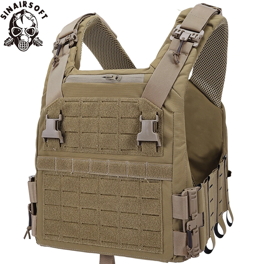 

New Quick Release Tactical Vest MOLLE Waterproof and Wear resistant Protective Vest Training Vest Airsoft Hunting Gear