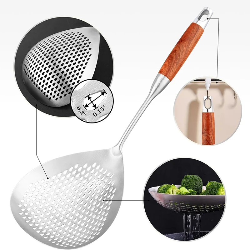 40.5cm Slotted Spoon, Large Skimmer with 0.3