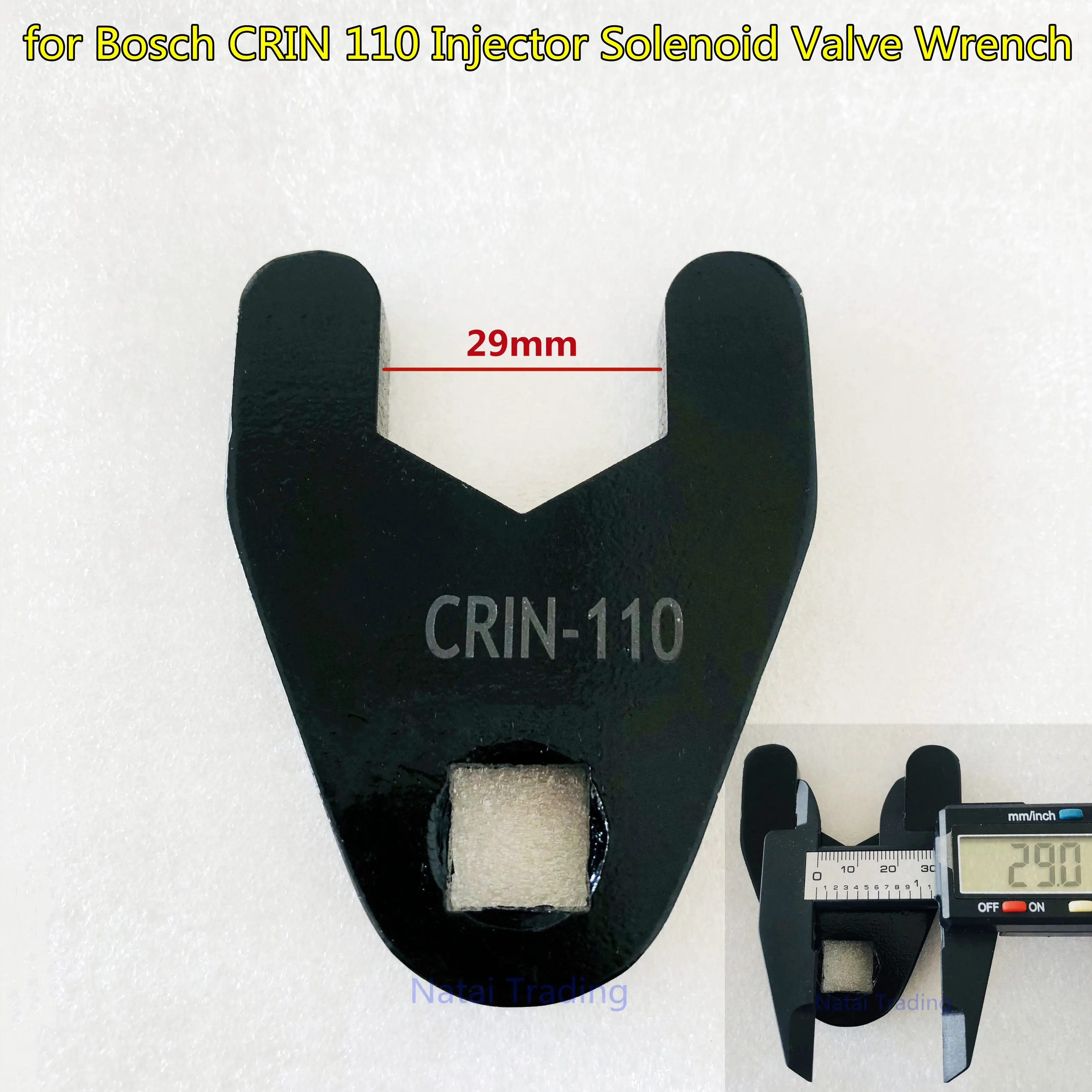 for Bosch CRIN 110 Common Rail Diesel Injector Valve Wrench 29mm Solenoid Valve Dismantle Remove Spanner Repair Tool