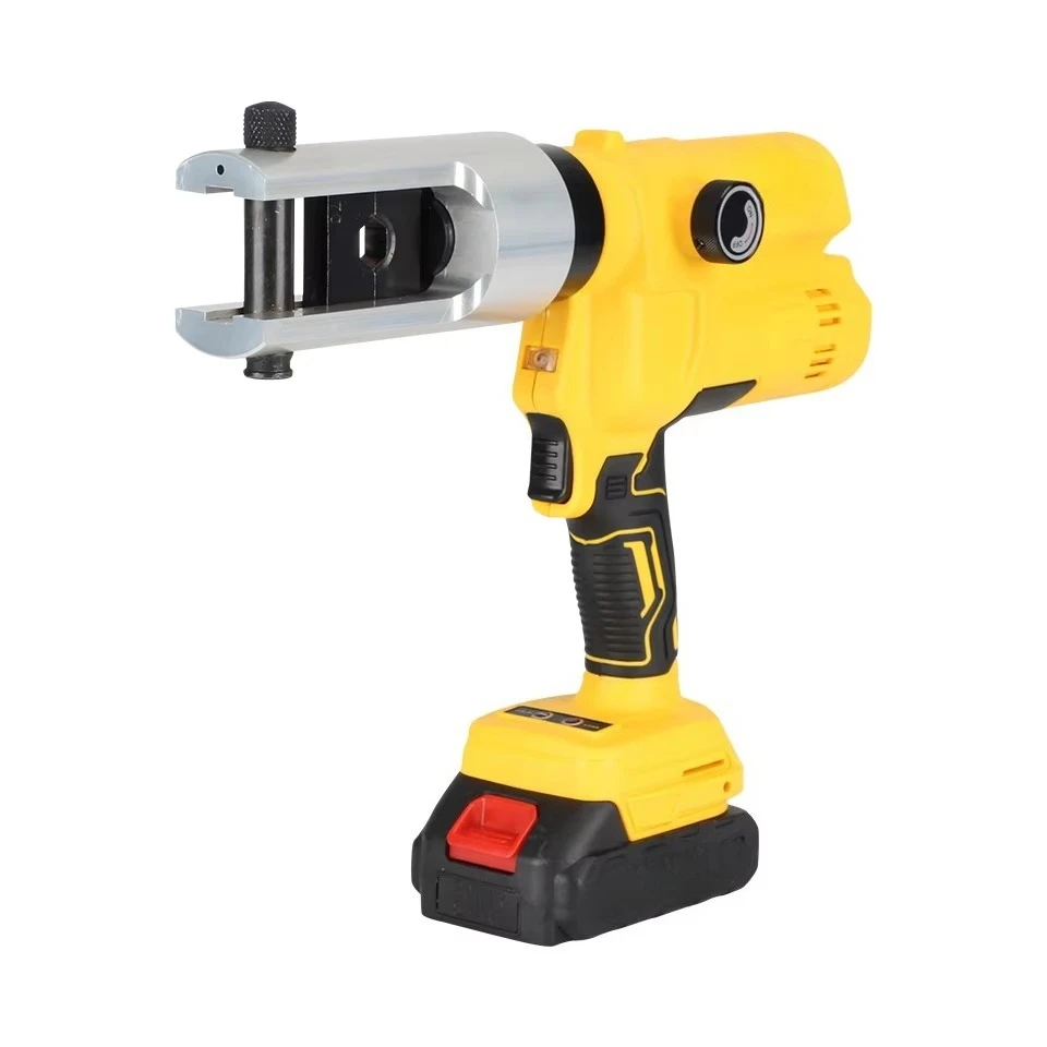 DM-300 Cordless Hydraulic Crimping Tool Battery Powered, Wireless Portable, Efficient Crimping for Copper & Aluminum Cable Lugs