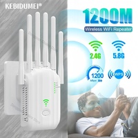 5Ghz 1200Mbps WiFi Repeater Router WiFi Extender Amplifier Dual-Band 2.4G/5GHz Long Range Network Wi-Fi Signal Booster AP