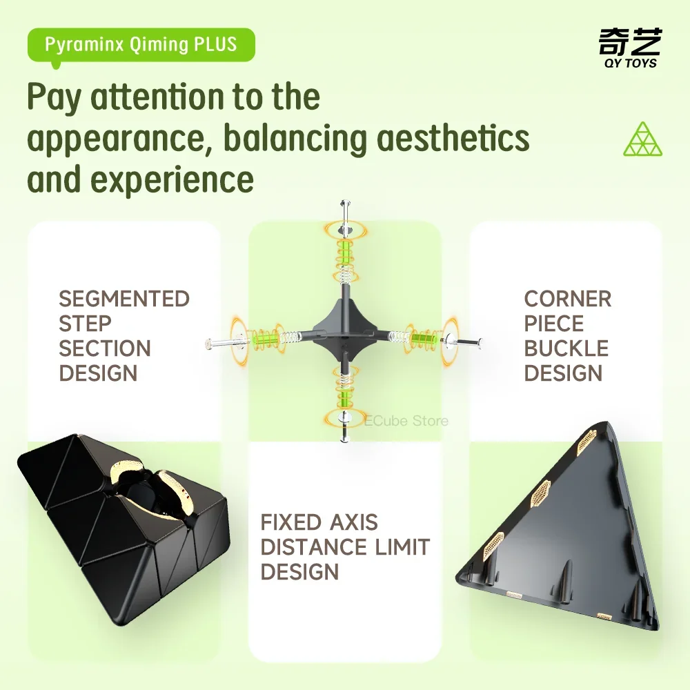 [Picube] QiYi Qiming Plus 27.5 cm Pyraminx Grande Cubo Magico Professionale Cubo Magico Puzzle Giocattolo Per I Bambini Regalo Puzzle