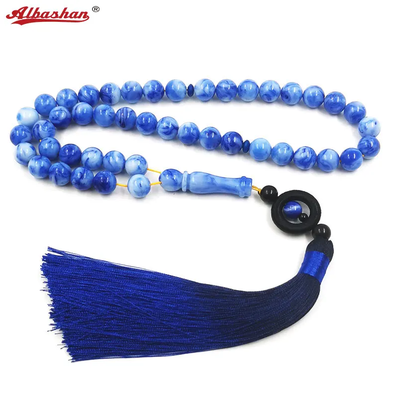 

45 beads Tasbih Blue Mistak Prayer Beads muslim misbaha islamic rosary turkish bracelet Eid gift arabic fashion accessories