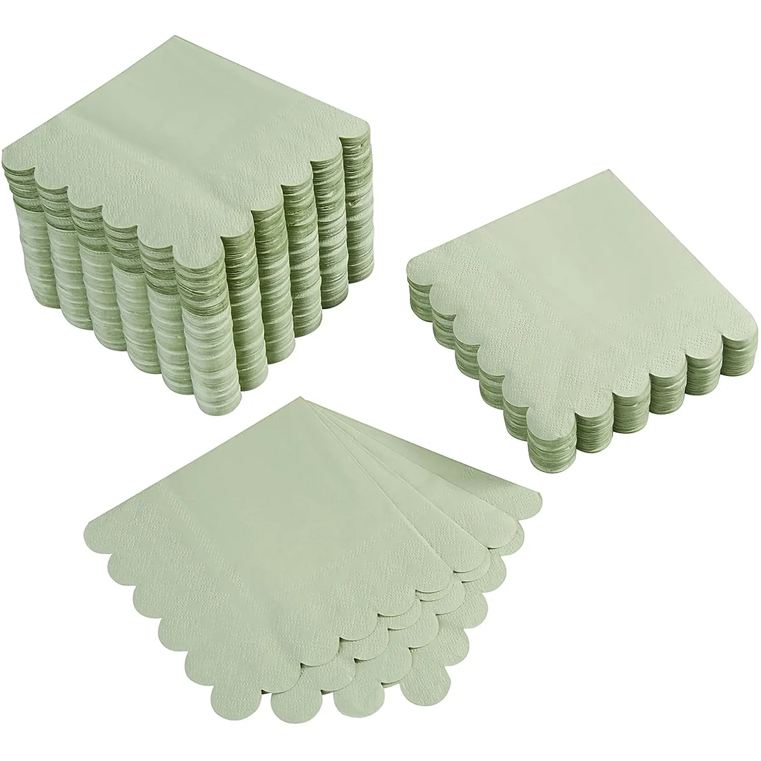 50Pcs Cocktail Napkin 2-Ply Dessert Napkins Disposable Napkins for Dinner Wedding Birthday Party Anniversary Reception Event