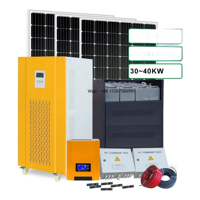 

Residential off-grid 30 Kva 25 Kwh 45kw 10 Kva 37kw 5000W solar inverter system 30kw home, can power the house