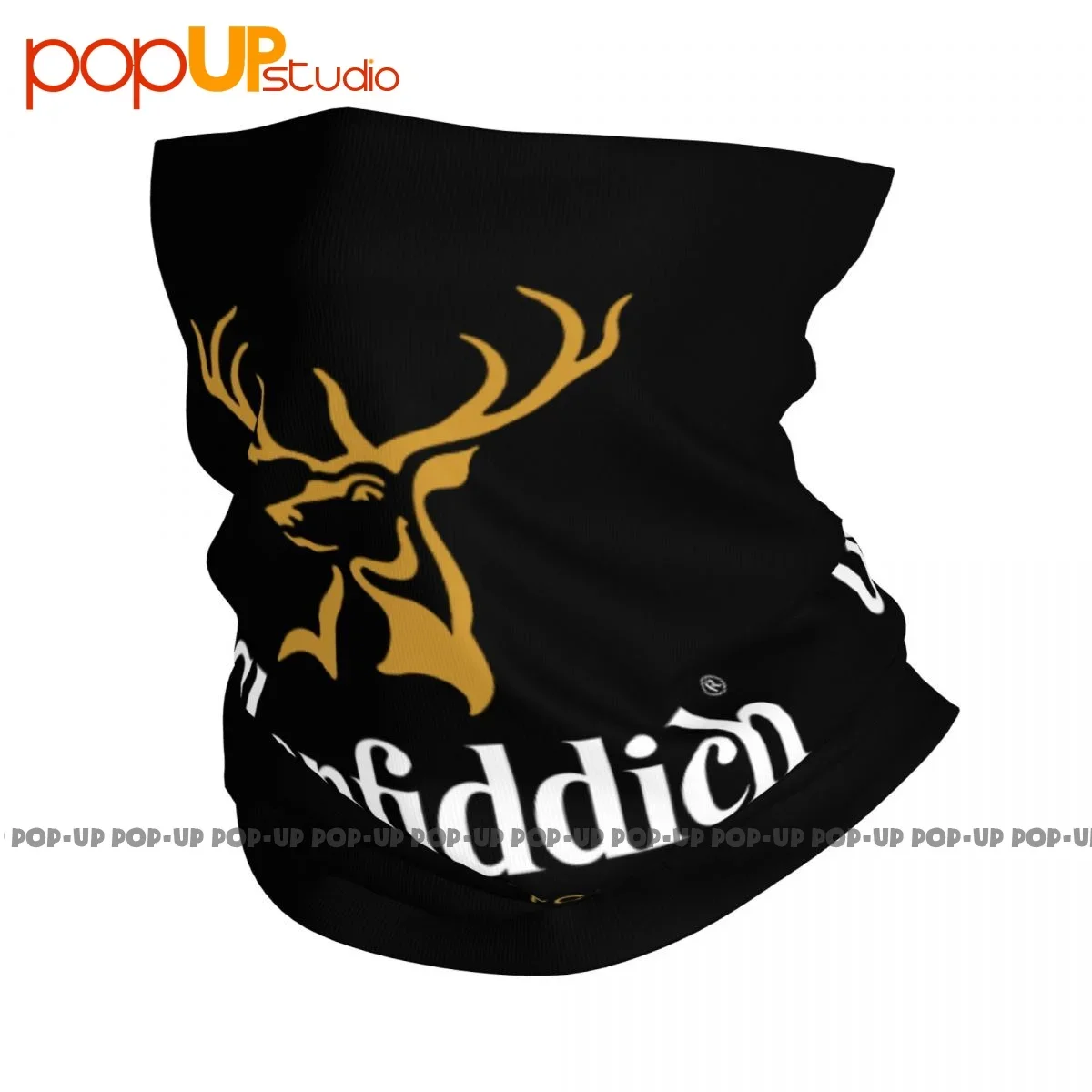 Glenfiddich Single Malt 1887 Scotch Whisky Alcohol Neck Gaiter Bandana Scarf Face Mask