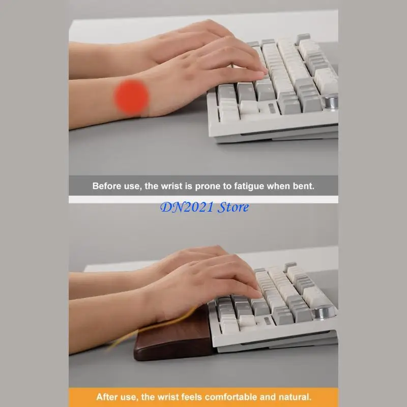 F3KE Handcrafted Keyboard And Mouse Wrist Rest Cushion Set Comfortable Support