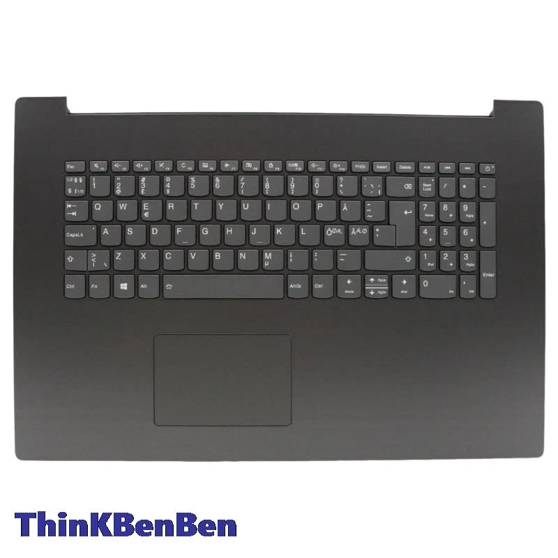 NDC Nordic Iron Gray Keyboard Upper Case Palmrest Shell Cover For Lenovo Ideapad 330 17 17ICH 5CB0R48039