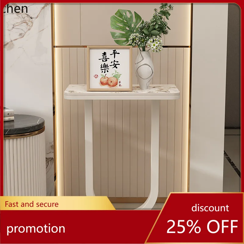 HYS Rock Slab Flower Stand Modern Living Room Floor Flower Stand Storage Rack Simple Decorative Display Stand