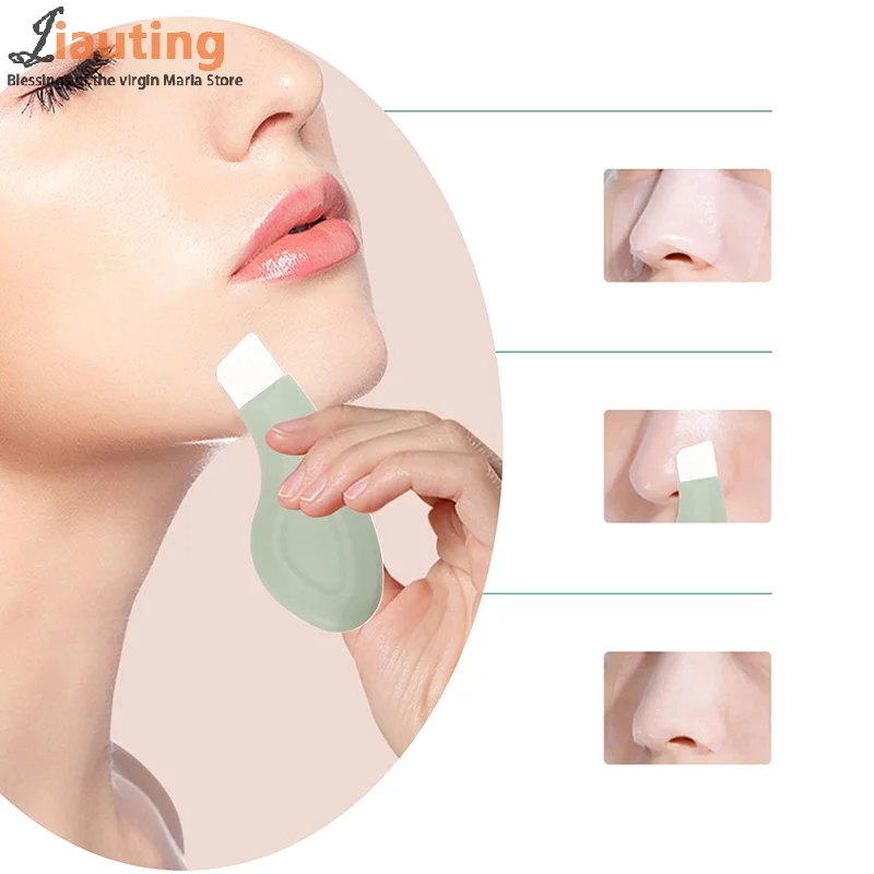 Facial Skin Scrubber Blackhead Removal Tool Compatible With Mud Cream And Cleansing Oil For Pore Cleansing, Facial Beauty Tool