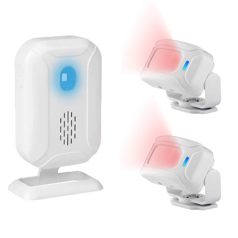 B69C كاشف مستشعر الحركة إنذار جرس نظام تنبيه الدخول أمن الوطن الأشعة تحت الحمراء PIR A