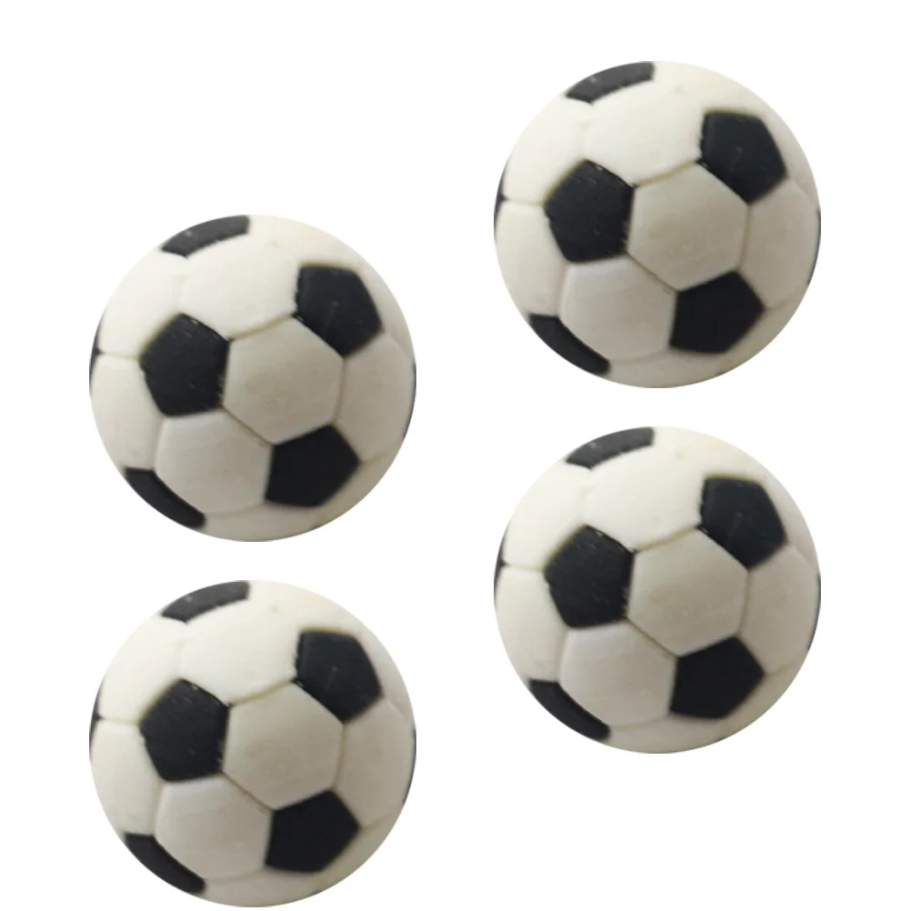 4 Pcs Mini Pool Table DIY Soccer Balls Indoor Miniature Child Hover