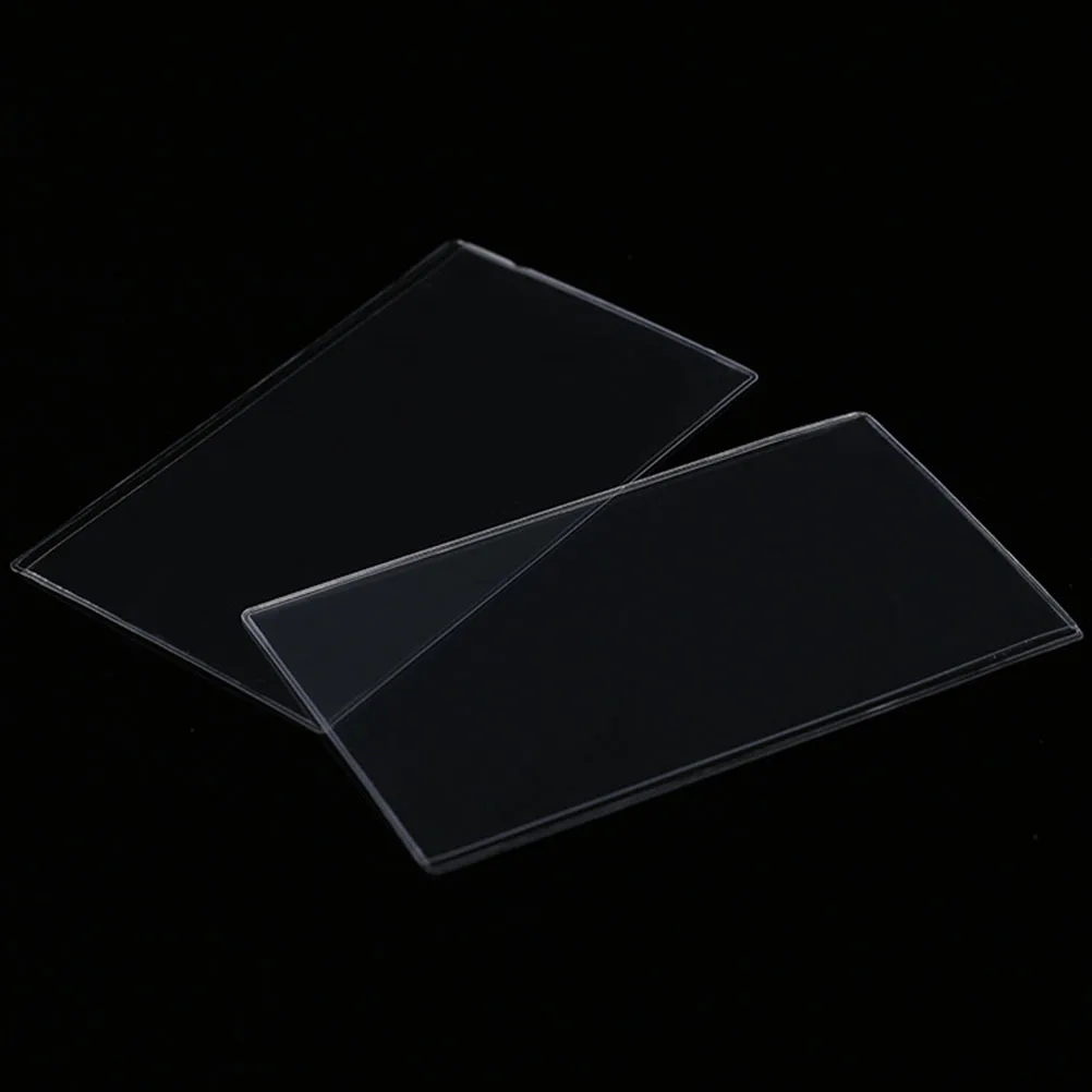 20 Pcs Protector Hard Rubber Cover Protective Bag Organizer Pvc Holder Banknote Storage