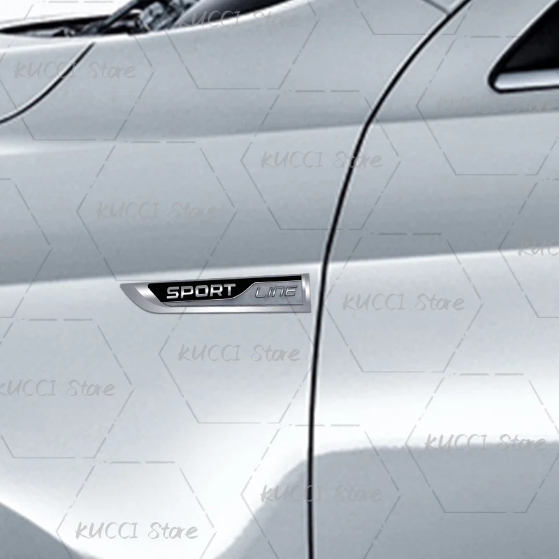 3D Car Sticker Sport Line Logo Metal Emblem Badge Decals For Skoda Fabia Octavia Rapid Citigo Roomster Kodiaq Karoq Superb Scala