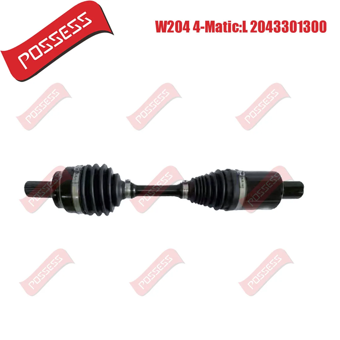 Front Axle Drive Shaft Assembly With Constant Velocity Universal Joint For Mercedes Benz C-Class W204 C204 S204 4Matic 4WD 2007-