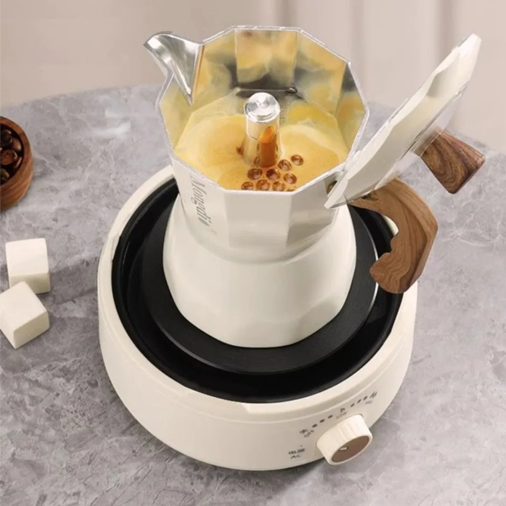 Household Adjustable Temperature Electric Stove Universal Anti-slip Coffee Pot Burner Silent Mini Electric Teapot Heater Winter