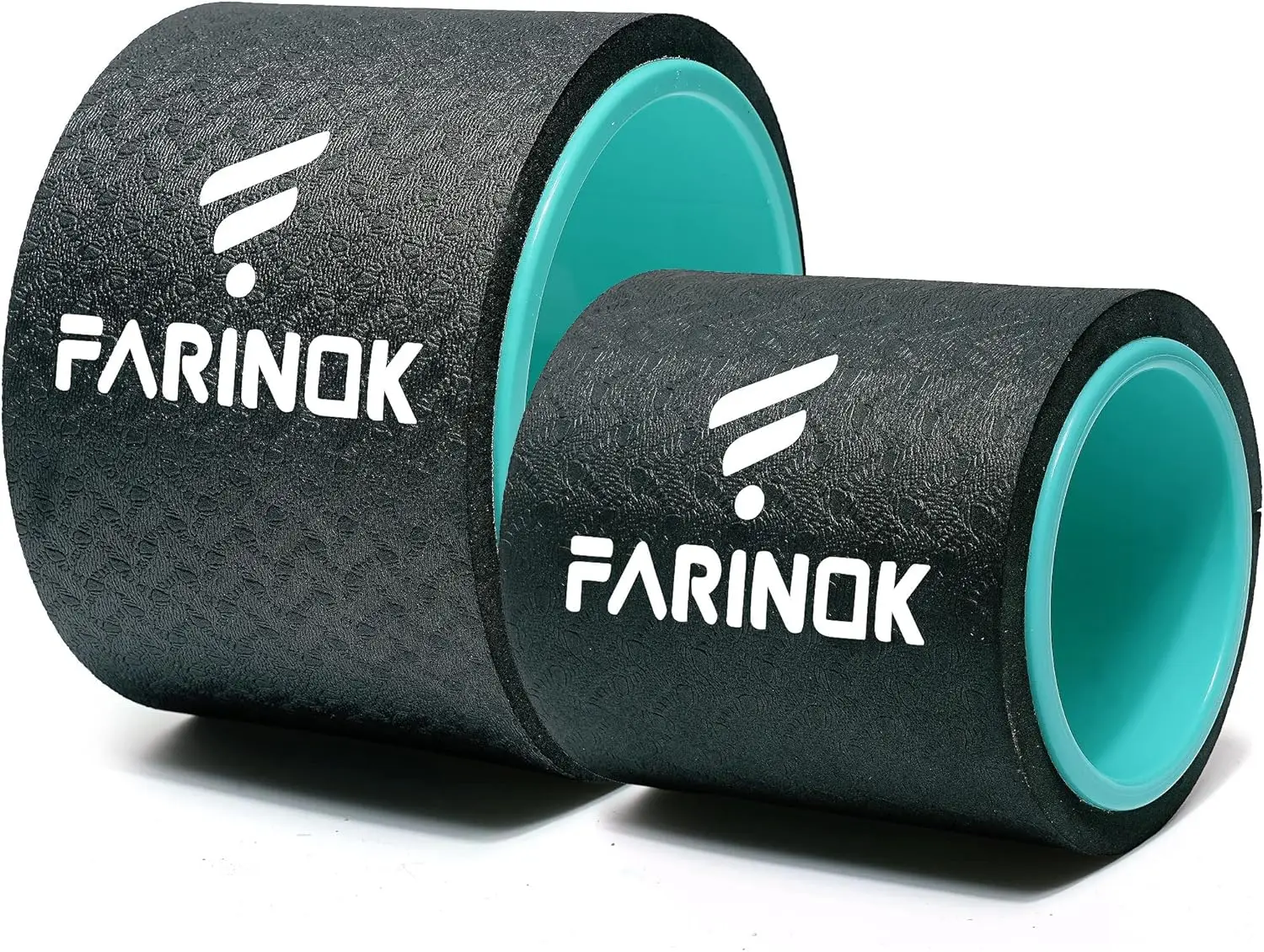 

Yoga Wheel Set of 2, Upgraded 10MM Thick Back Wheels for Pain Relief & Stretching, Strongest Back Roller for Deep Tissue Massage