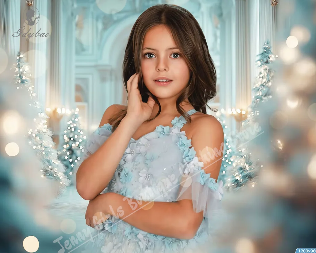 

Luxury Customize Flower Girl Dress Fluffy Off-Shoulder Sweetheart Neckline Lace Appliqué First Communion Formal Event