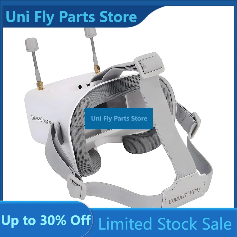 UniFly DMKR 008D PRO 5.8G 4.3inch 800x480 FPV Goggles Built-in DVR 2000mAh Battery