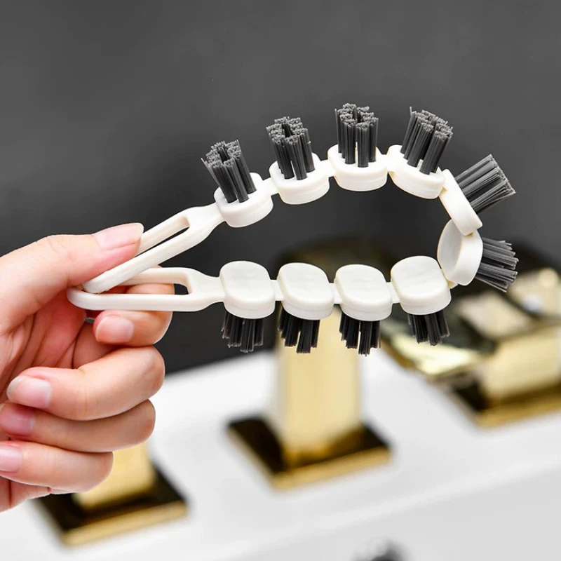 

Faucet Cleaning Brush Kitchen Oil Stain Remove Brush Bendable Gap Clean Tool Kitchen Bathroom Bathtub Tube Sink Clean Brush