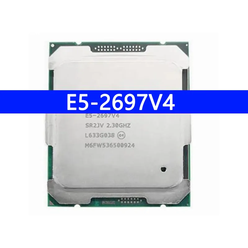 E5-2697V4 CPU 14nm 18 Cores 36 Threads 2.3GHz 45MB 145W processor LGA2011-3 for X99 motherboard E5 2697V4