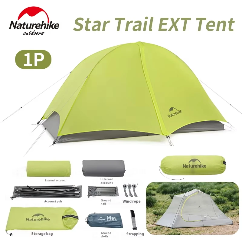 Naturehike Star Trail EXT Hiking Tent Ultralight 10D Nylon