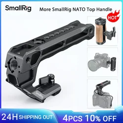 SmallRig NATO Top Handle Quick Release NATO Grip for Sony for DSLR Camera Cage Universal w Cold Shoe for Light Monitor Mic -3766