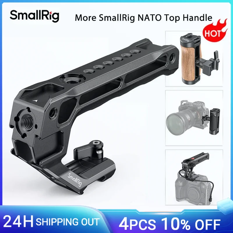 SmallRig NATO Top uchwyt Quick Release NATO Grip dla Sony dla ramka do kamery DSLR uniwersalnego zimnego buta do lekkiego monitora Mic -3766