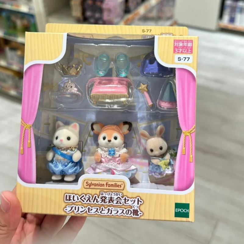 New Arrival Original Sylvanian Families Anime Figure Band Concert Series Toys Calico Critters Toys Girl Birthday Toy Gifts