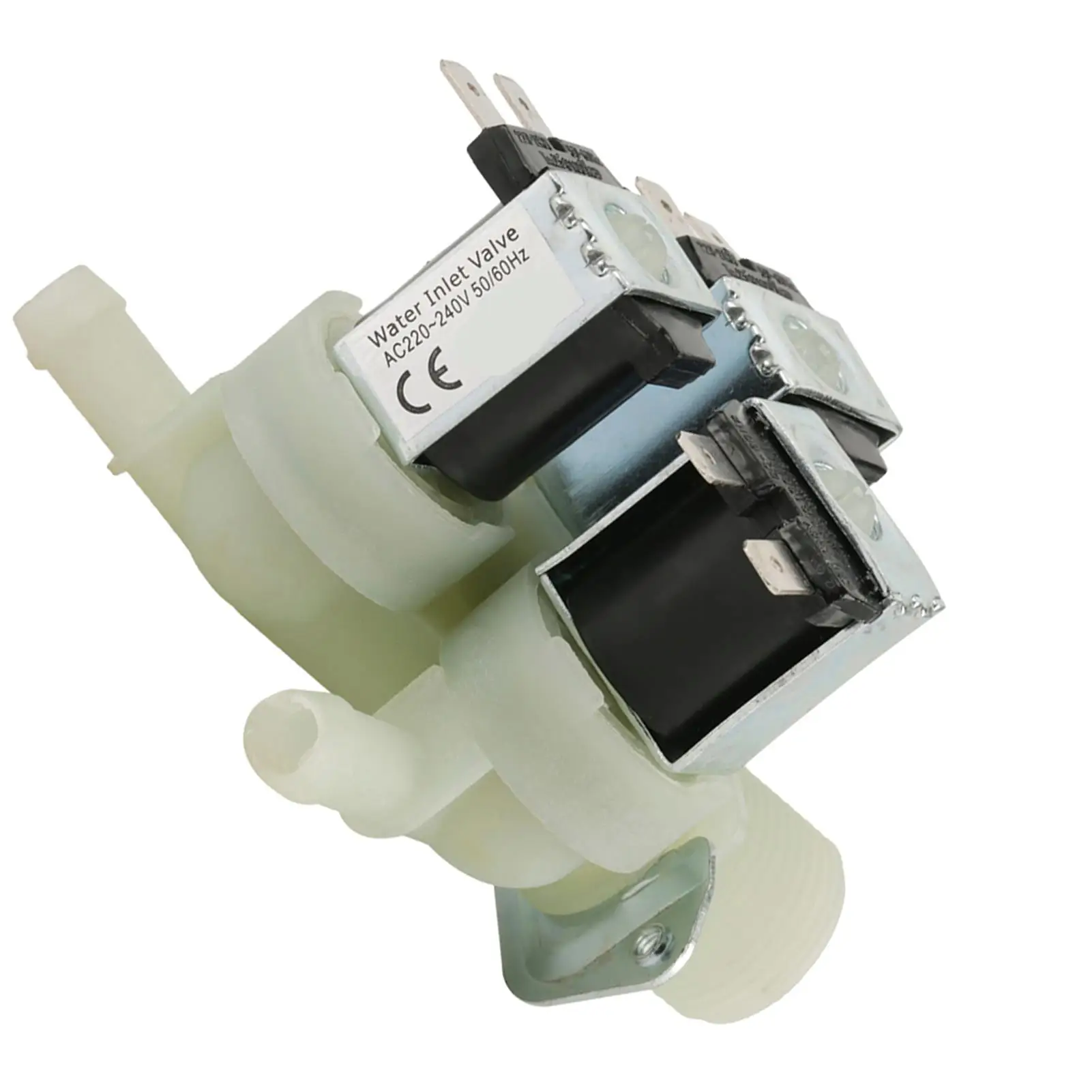 AC 220V G3/4 Inch Water Inlet Valve - Electric Solenoid Drain Valve 3-Way N/C Normal