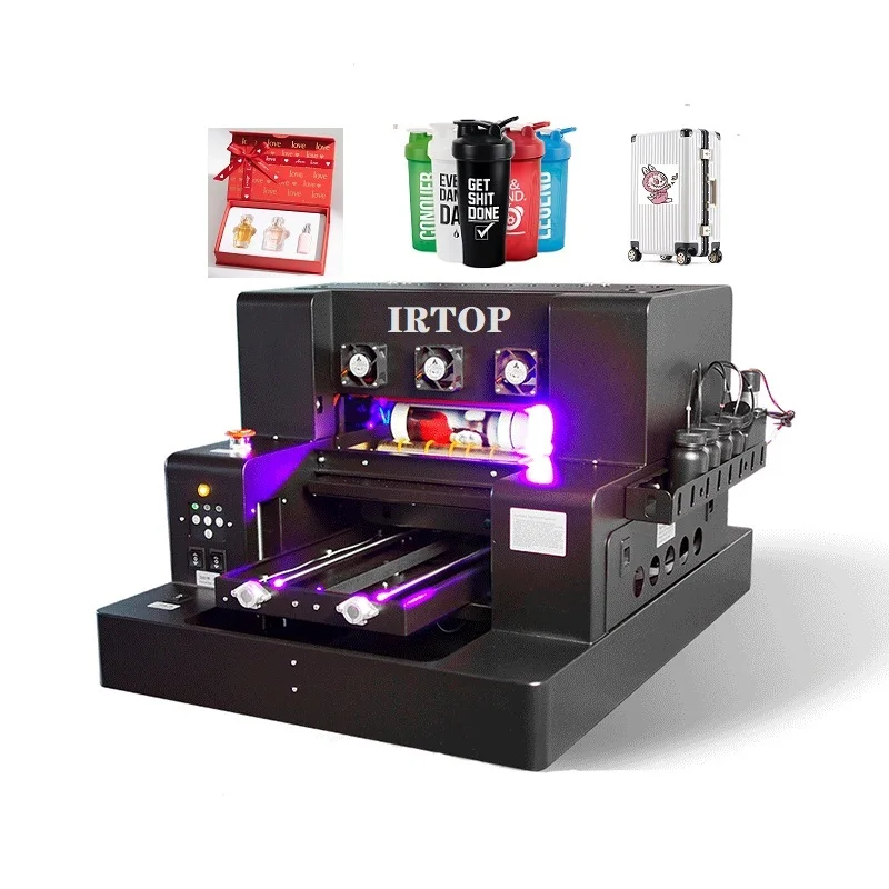 Hybrid UV Printing Machine A3 Impresora Pvc Card Printer Cheap Flatbed 3D Ink Jet Machine for Sale