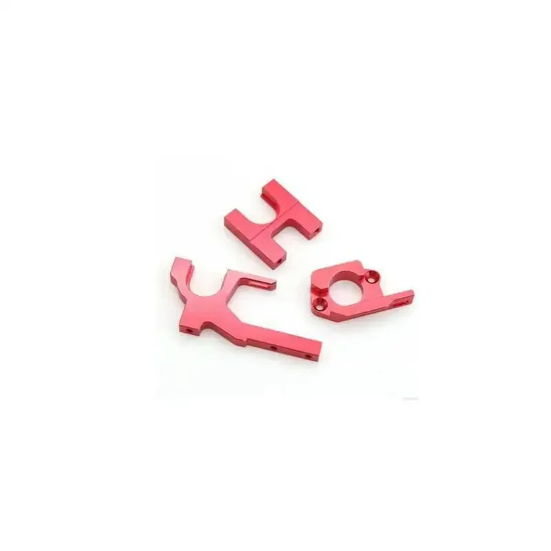 Set di montaggio per ingranaggi centrali con supporto per staffa base di montaggio per motore in metallo per Wltoys 104001   Accessori per parti di aggiornamento per auto RC 1/10