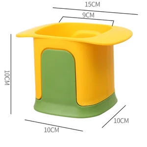 قاطع ضغط يدوي منزلي متعدد الوظائف ، مكبس بصل ، مفرمة خضروات ، قطاعة بطاطس ، قطاعة خيار وبطاطس أفضل 6 آلات سيخ الخيزران للمبيعات - رقم 3