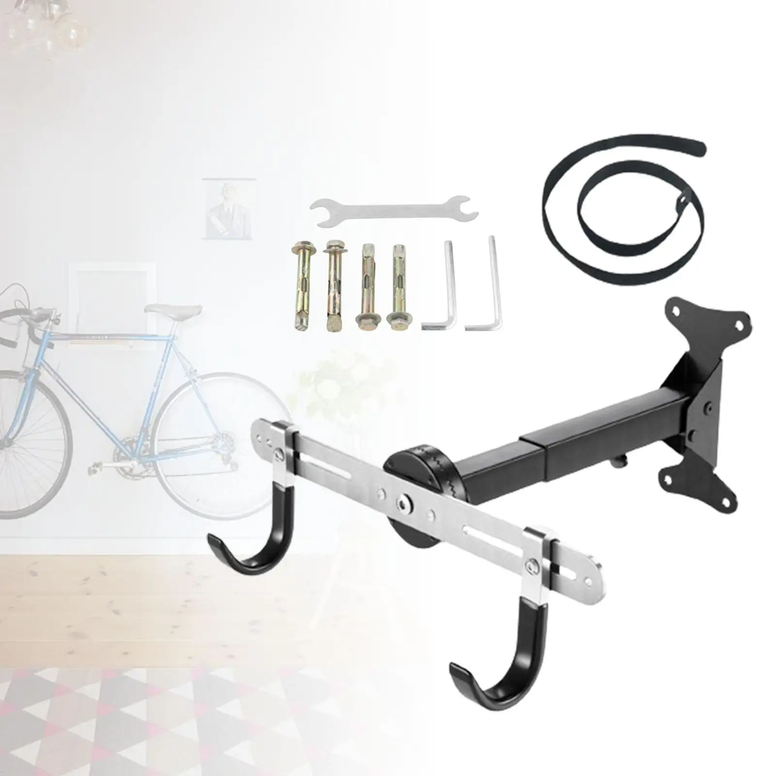 Bike Wall Mount Bicycle Hanger with Metal Screws for Road Bike Mountain Bike