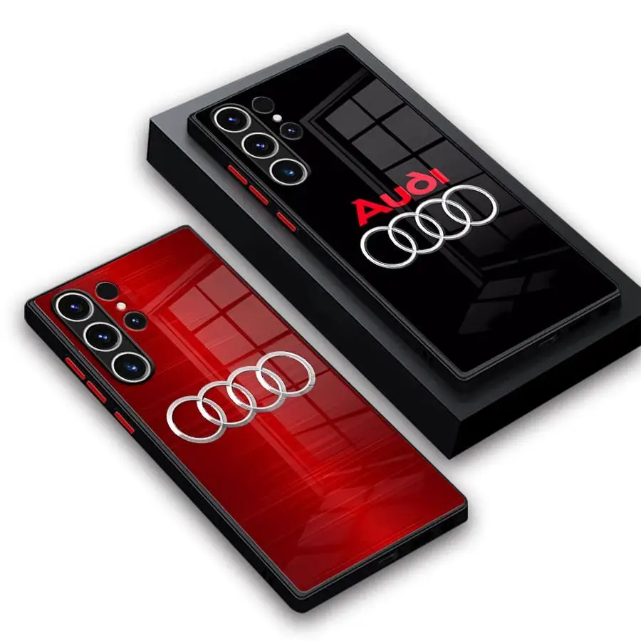 Fashion Coupe-Audi-Sport Phone Case for Samsung Galaxy S23 Ultra S24 Ultra S22 Ultra S20 S21 FE 5G S10 Plus S9 Plus Matte Cover