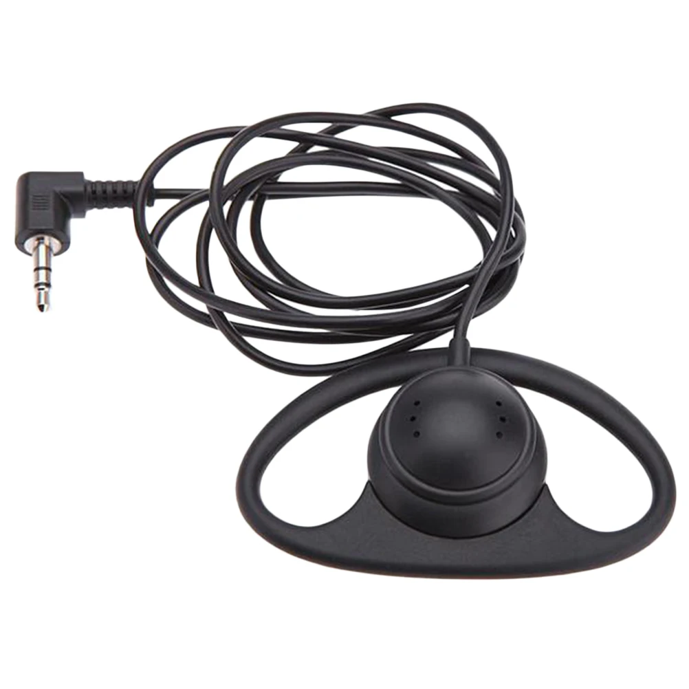 

Single-hook Voice Headphones Mono Earphone 3.5mm Jack Headset for Video-Conference Games Skype MSN
