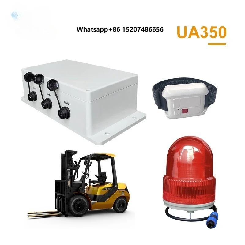 Portable Metal Forklift Fleet Management System Forward Collision Detect Sensor Alert Anti-Collision Safety Device