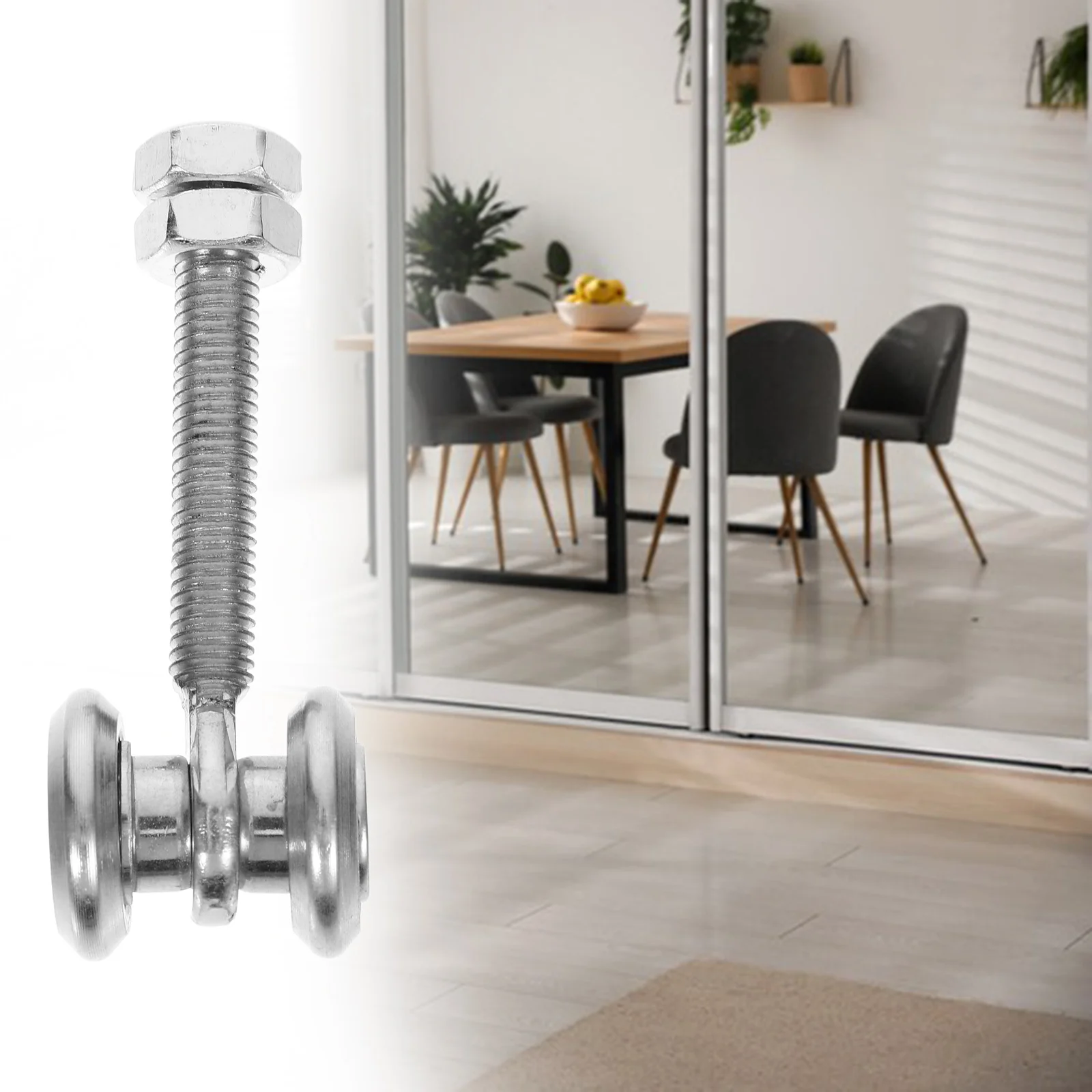 

Sliding Door Pulley Rolly Cart 2 Wheel Trolley Assembly Bearing Roller Bearings
