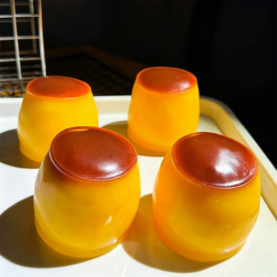 1-3 Stück Handgemachtes Knuspriges Pudding-förmiges Knister-Squeeze-Spielzeug mit Knusprigem Füllstoff, Squishy-Ball zur Angstlinderung und Stressabbau für Erwachsene – Detail 7