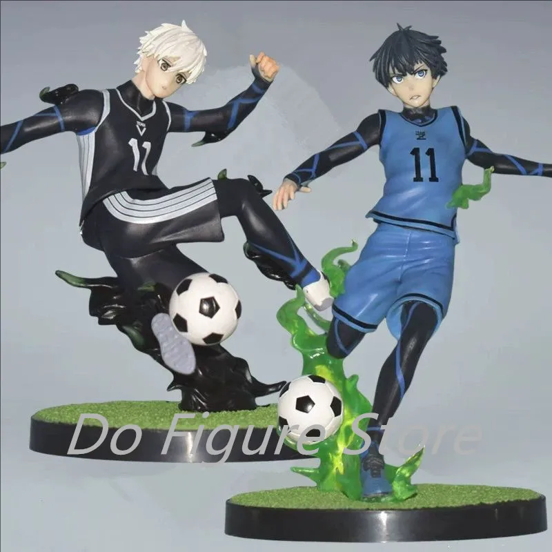

New Blue lock Episode Nagi Seishiro Figure Lookup Blue Isagi Yoichi Action Figure Collectible Model Doll Toys Gifts