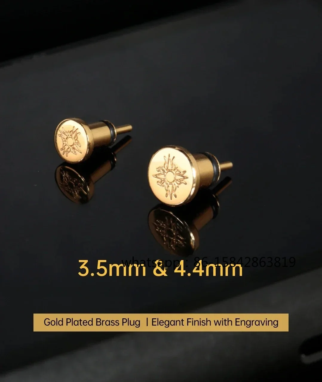 Cayin P35A P44A Custom 3.5mm and 4.4mm Headphone Jack Dust Plug for Music Players N7 N8II N3PRO and Amplifiers RU6 C9