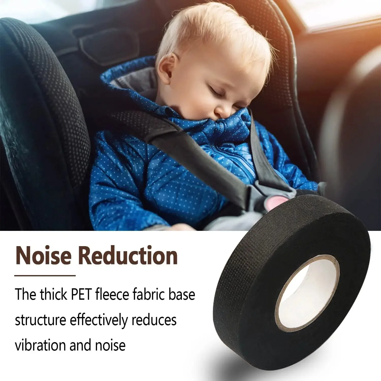 

1PC Roll Heat-Resistant Adhesive Cloth Fabric Tape 9-25mm For Automotive Cable Tape Harness Wiring Loom Electrical Heat Tapes