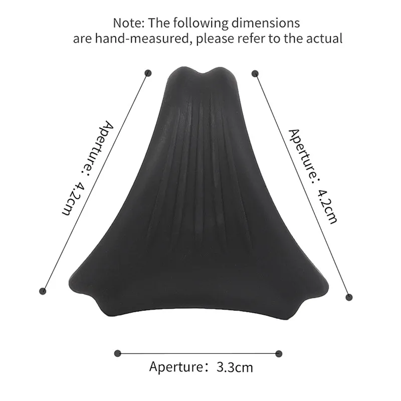 Cock Ring 3 Holes Penis Ring Delay Ejaculation Sexy Toys For Men Dick Enlargement Silicone Adult Supplies For Male 18 Semen Lock view 2